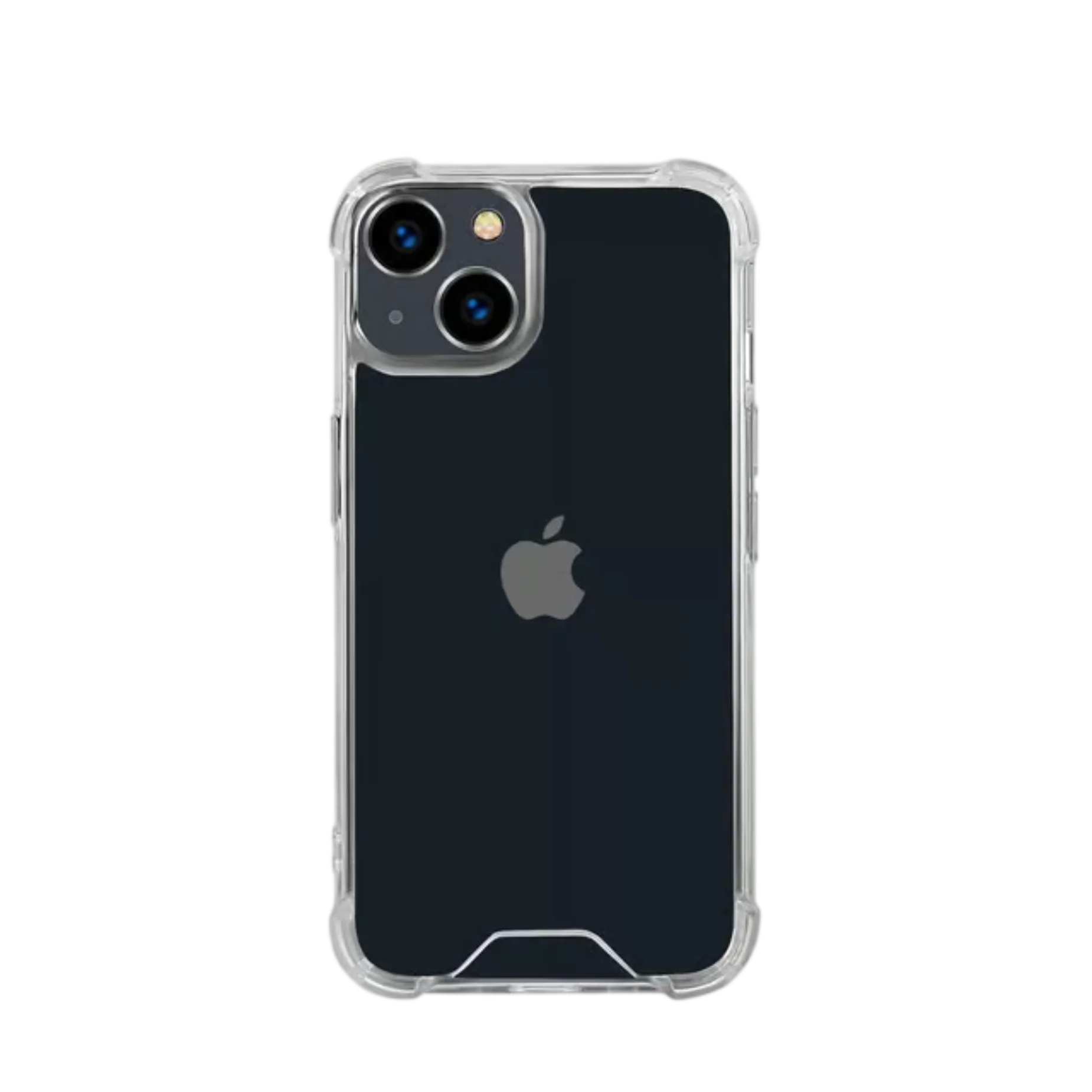 Picture of iPhone 15 case and 2 protective screens - Recycled plastic - Transparent